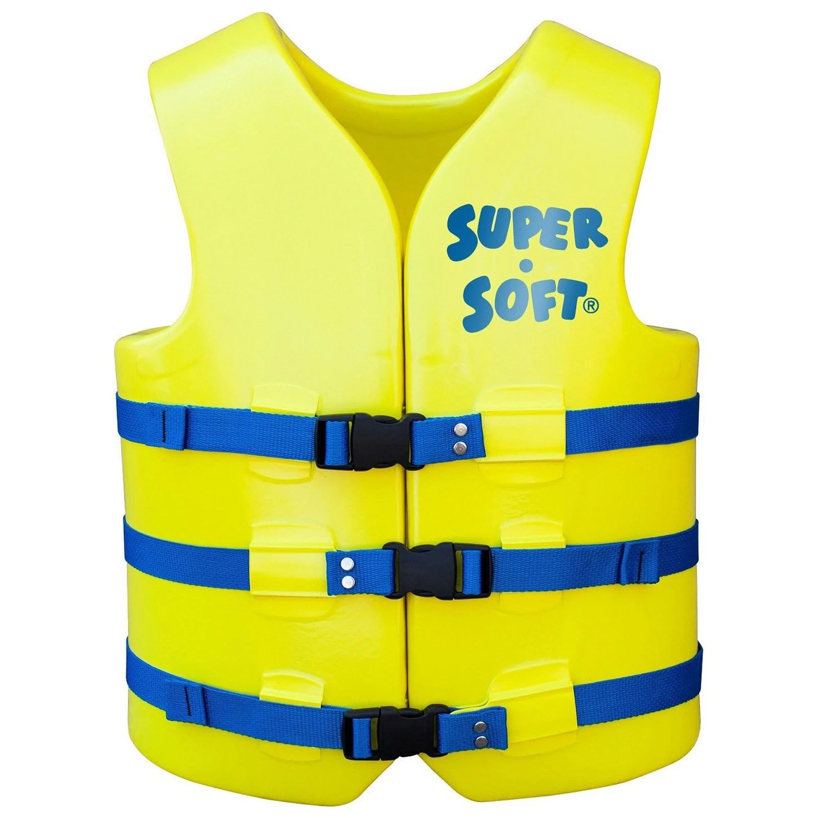 TRC Super Soft XS Life Jacket Vinyl Coated Foam Swim Vest, Yellow (Used) - product detail image 1
