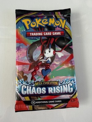 Pokémon TCG Mega Evolution - Chaos Rising Booster Pack 10 Cards English