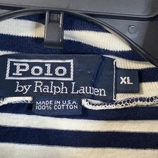 Vtg Made In USA Polo Ralph Lauren Light Weight Turtleneck Shirt Mens XL Pony