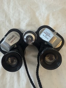 Vintage Tosari Binoculars 6x25, Extra Wide Angle 11.5”