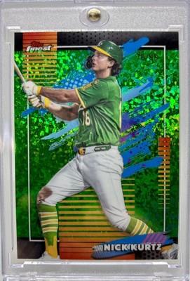 Nick Kurtz | 2026 Topps Finest | 176 Uncommon Green Mini Diamond Color Match /99
