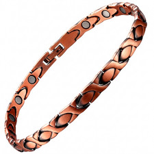 Pure Copper Magnetic Bracelet for Women Pain Relief Therapy Bangle for gift
