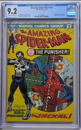 Amazing Spider-Man #129 CGC 9.2 (1974) First Appearance Punisher Marvel Comics