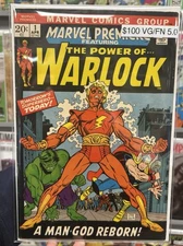 MARVEL PREMIERE #1 (Origin Adam Warlock) Marvel Comics 1972 VG/FN 5.0
