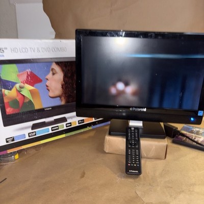 Polaroid 1921-TDUB 18.5  HD LED TV DVD Combo HDMI Retro Gaming Tested Works!