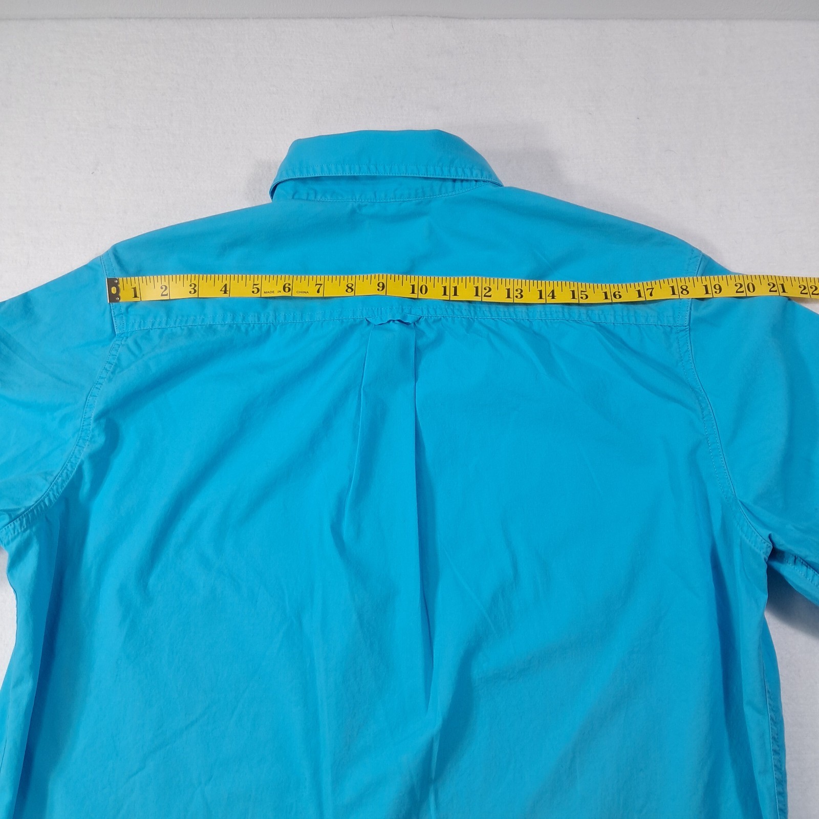 Chaps Button Down Light Blue Long Sleeve Dress Sh… - image 9