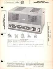 Sams Photofact David Bogen H50 HL50 Amp Service Manual w/ Schematics original 