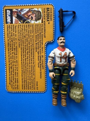 Vintage G.I. Joe Tiger Force Bazooka 3.75'' action figure Hasbro 1988 No Helmet