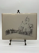 C. Orlemann Signed Church of the Immaculata Print B&F Enterprises Vintage NOS