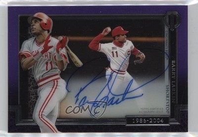 2017 Tribute Generations of Excellence Purple 27/50 Barry Larkin Auto HOF 0i2a