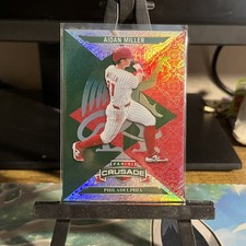 2025 Panini Crusade - Crusade Aidan Miller, Aidan Miller #94 Green /249 (RC)