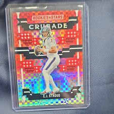 Panini 2024 Rookies & Stars C.J. Stroud Texans Crusade Red Plaid C-CSD NFL