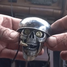 Skull Soldier Grip-Handcrafted Gear Knob,Devil Skull Car Stick Shifter Handle