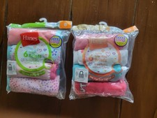 Size 8 Hanes Girls Breathable Cotton Low Rise Briefs 6 Count Colorful Easy Care