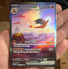 Pokémon Charizard ex 199/165 SV 151 SIR Full Art Holo (read description) on eBay