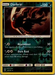 Darkrai 87/147 Burning Shadows Reverse Holo Rare