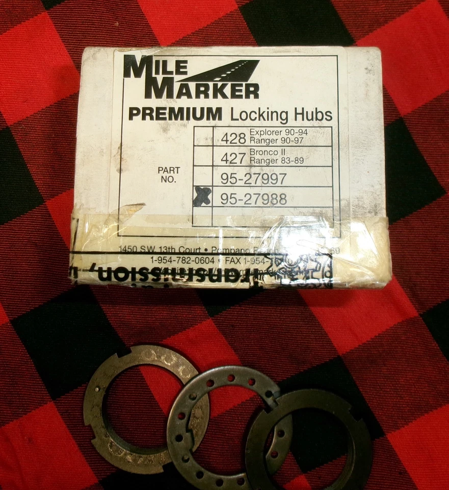 KIT CONVERSIÓN BUJE MARCADOR DE MILLAS 95-27988 PARA BUJES FORD RANGER BRONCO II 427 83-89 Foto 3 de 3