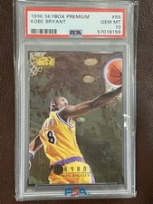 1996-97 Skybox Premium - Kobe Bryant #55 (Rookie Card) PSA 10. rookie card picture