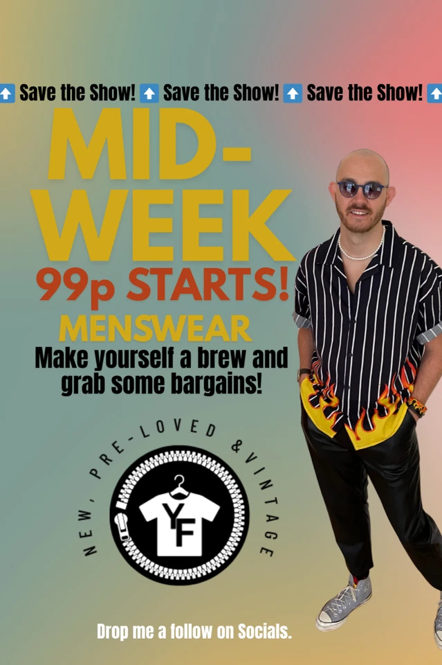 🔥 Midweek Madness 🔥 - Menswear Special - Big Brands - 99p Starts