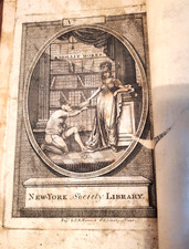 New York Society Library Bookplate Peter Maverick 1807 Chaptal Chemistry V2 Book