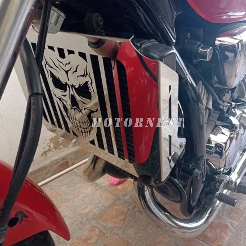 Protetor de refrigerador de tanque de água Fit Honda Magna VF750 '94-04 tampa de grade de radiador de motor - Imagem 2 de 4