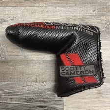 Titleist SCOTTY CAMERON Milled Putters Blade Putter Head Cover Black Red Gray 