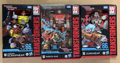 Transformers (The Movie) SS 86 The Junkions - Wreck-Gar, Scrapheap & Junkheap