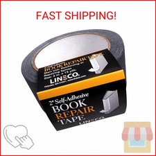 Lineco, Self-Adhesive Book Repair Tape for Spine, Pamphlets, Paper Pages, Non-ye