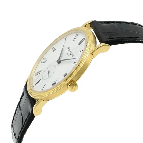 Patek Philippe Calatrava 36mm 18k Gold White Dial Hand Wind Watch 5119J-001 - Picture 4 of 5