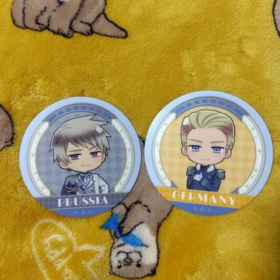 Hetalia Prussia Germany Coaster Set Anime Character Cafe Bonus Official