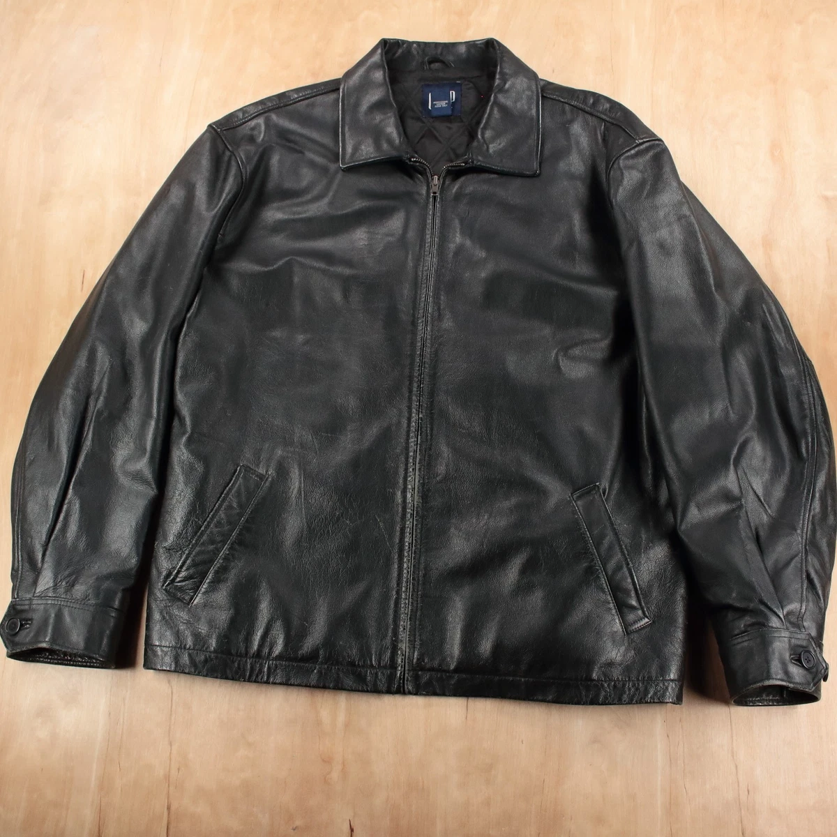 Gap Black Leather Outer Shell Coats, Jackets & Vests for Men for