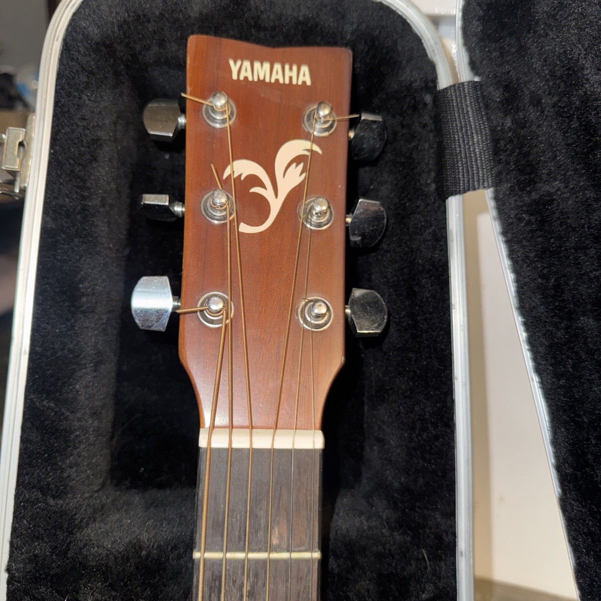 Folk Acoustic Guitar Yamaha FG-401 Natural Dreadnought 1990s Good