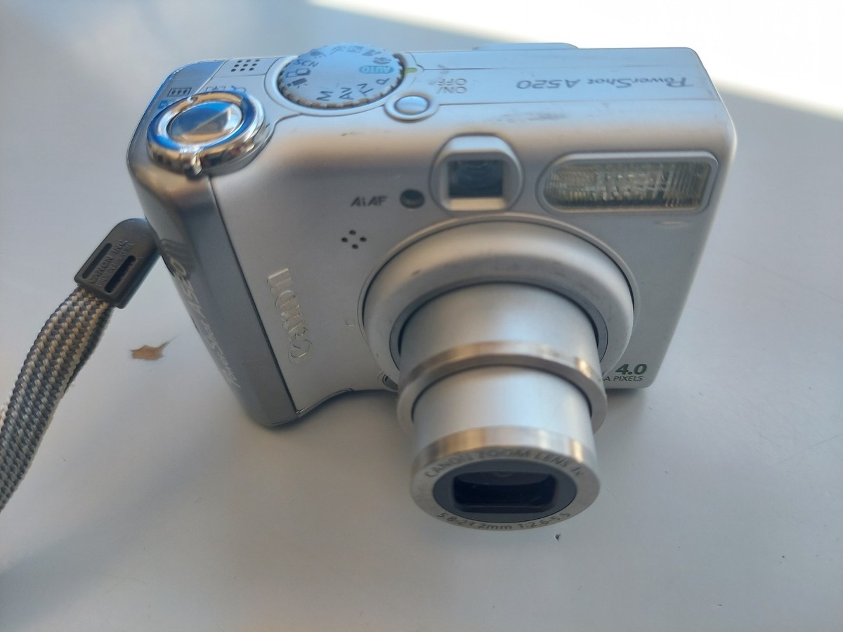 Canon PowerShot A520 4.0MP 4x Optical Zoom Compact Digital Camera