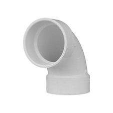 Charlotte Pipe PVC013000600 Schedule 30 PVC 90 Degree Elbow 3 Hub Dia. in.