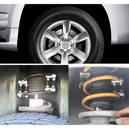 4pcs 2-Way Adjustable Lift Or Lower Spring Spacer Coil Spring Compressor Set - Imagen 6 de 13