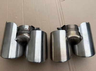 Porsche  997 Endrohre Tail Pipe 99711135101 99711135201 Gillet Exhaust tips - Bild 1 von 4