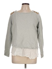 Crown  Ivy Women Gray Sweatshirt L