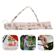 Decorative Paper Parasol Umbrella Backpack Holder Beach Carrying Bag