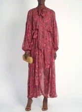 Zimmermann Karmic Chintz Runway Dress Size 2,  AU 12, US 8  Silk Pink
