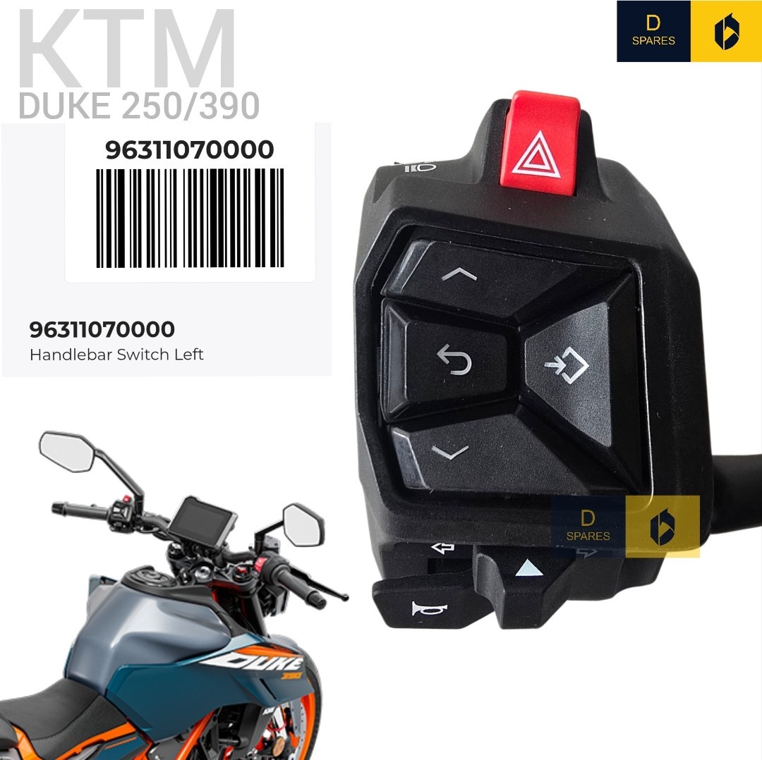 Fit For KTM DUKE GEN3 250 & 390 LH Handlebar Switch Control