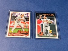 Gunnar Henderson 2024 Topps Gold Rookie Cup Base & 35th Anniversary Baseball Lot