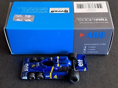 MINI GT #488, Tyrrell P34, #4 Patrick Depailler, 1976 Spanish GP, 1/64 NEW