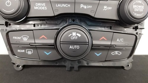 22 DODGE CHALLENGER SCAT PACK TEMPERATURE HVAC CLIMATE CONTROL 68415454AB - Picture 4 of 12