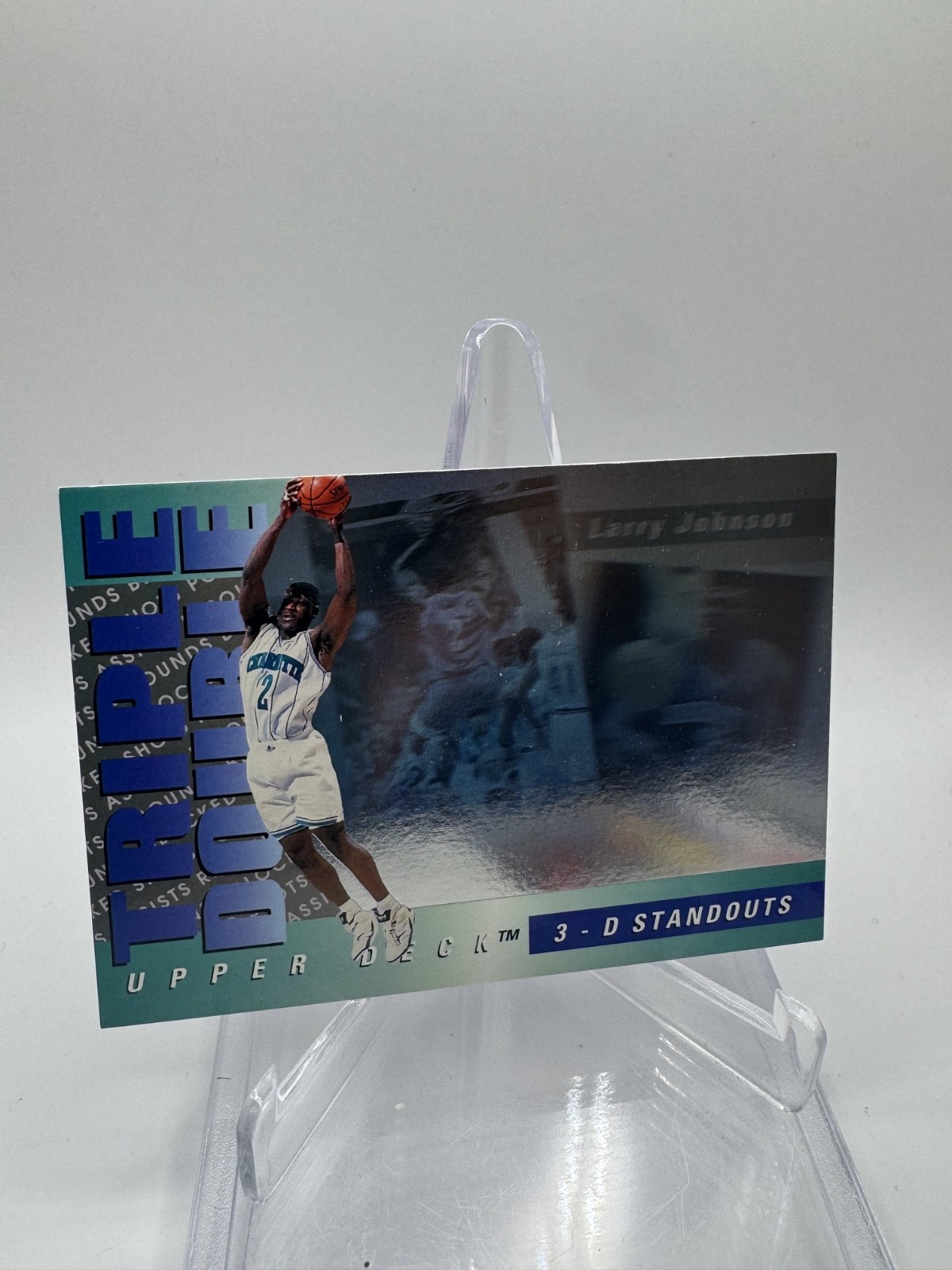 1993-94 Upper Deck - Triple Double Larry Johnson #TD7
