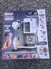 Ninja Swirl by CREAMi Ice Cream Maker | Soft-Serve | Brand New  | NC701UK