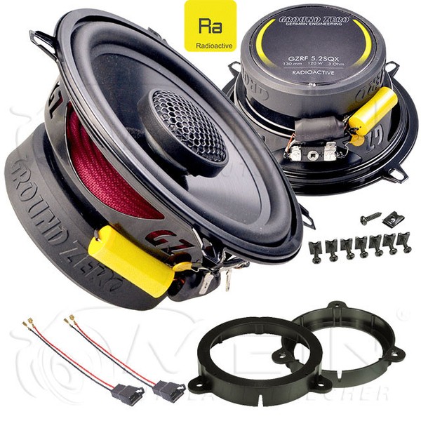 Ground Zero Lautsprecher FüR Renault Clio IV Ab 2014 Heck TüR 2-Wege 120W #Bizg-image