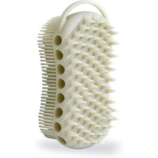 Double Sided Exfoliating Silicone Body Scrubber 2 in 1 Bath Scrubber Shampoo