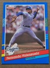 1991 Donruss #127 Fernando Valenzuela Los Angeles Dodgers