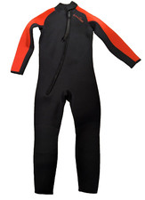 OM Gear Long Sleeve Thermal Neoprene Wetsuit Youth Size 10 3mm NWT Black/Red