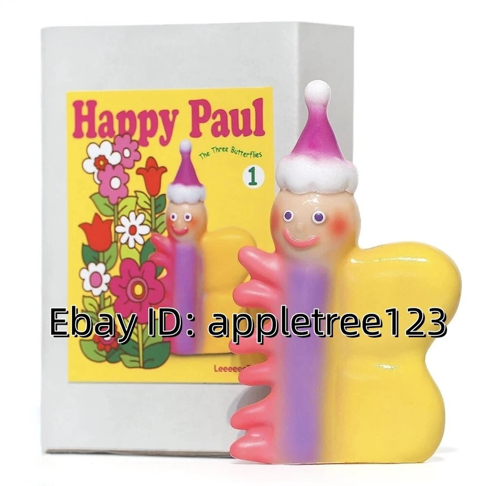 LeeeeeeToy The Three Butterflies Happy Paul Vinyl PVC Figure Sofubi H7CM(2.8in) - Image 2 of 2